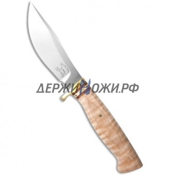 Нож Traditional Large Clip Point Hunting Tiger Stripe Maple White River WR/CPL-TSM